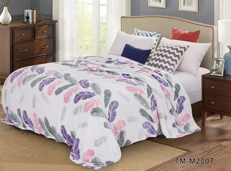 Плед "Оперенье Белый" р. 150х200