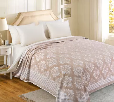 Плед "Версаль" Бежевый р. 200х220