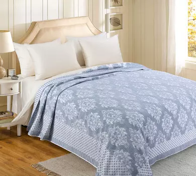 Плед "Версаль" Серый р. 200х220