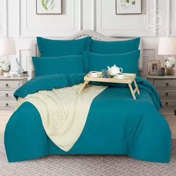 Пододеяльник "DE LUXE" Изумрудный р. 1,5-сп.