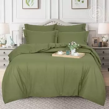 Пододеяльник "DE LUXE" Олива р. 150х200