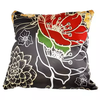 Подушка "Цветы арт. 20-0265" р. 35х35