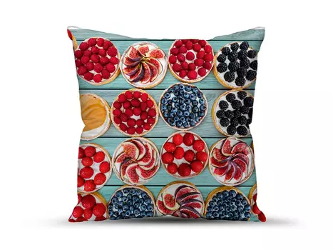 Подушка "Десерт" Бирюзовый р. 40х40