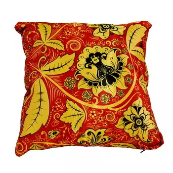 Подушка "Хохлома арт. 20-0208" р. 35х35