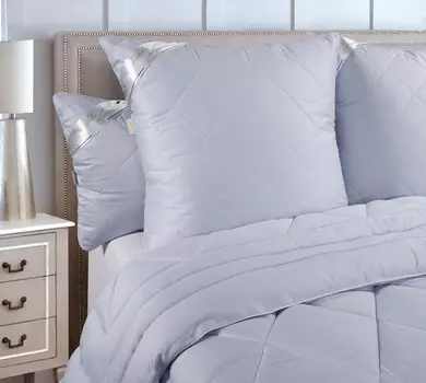 Подушка "Лебяжий пух" Серый р. 70х70