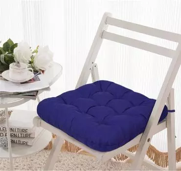 Подушка на стул "Фиолет" Синий р. 40х40