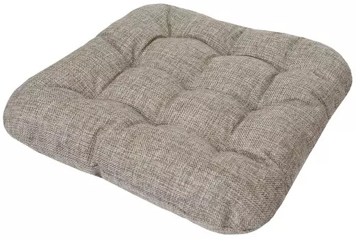 Подушка на стул "Крафт" Серый р. 40х40