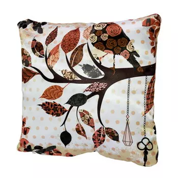 Подушка "Песни природы арт. 20-0238" р. 35х35