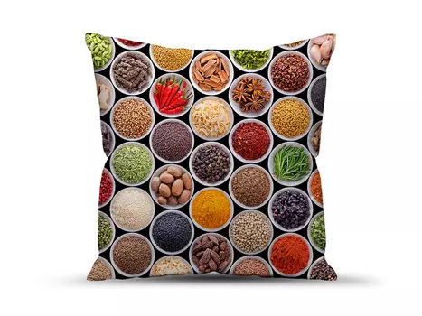 Подушка "Специи" Разноцветный р. 40х40