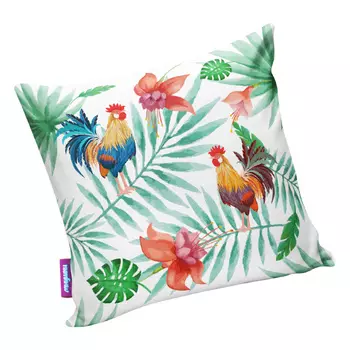 Подушка "Тропические петухи" р. 35х35