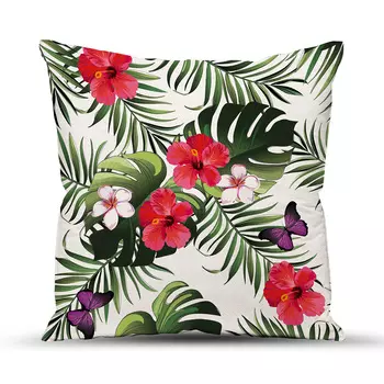 Подушка "Тропик Зеленый" р. 40х40