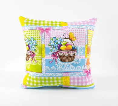 Подушка "Воскресенье" Разноцветный р. 40х40