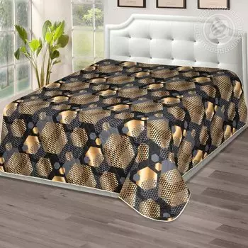 Покрывало "Альберт" Черный р. 215х240