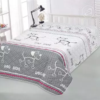 Покрывало "Четыре лапы" Белый р. 150х215