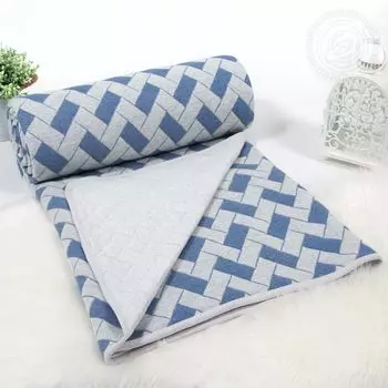 Покрывало "Домино" Синий р. 180х200