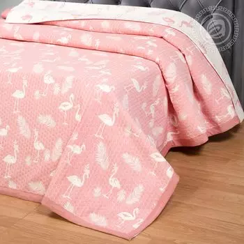 Покрывало "Фламинго" Розовый р. 180х235