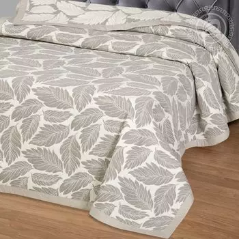 Покрывало "Флора" Пудра р. 240х235