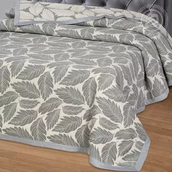 Покрывало "Флора" Серый р. 180х235