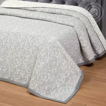 Покрывало "Гейша" Серый р. 220х235