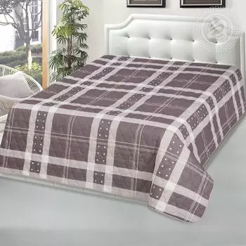 Покрывало "Кайли" Коричневый р. 200x215