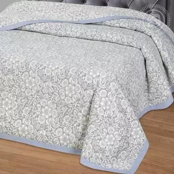 Покрывало "Камилла" Серо-синий р. 240х235