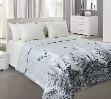 Покрывало "Кесси" Серый р. 260х210