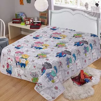 Покрывало "Китти" Коралловый р. 150х215