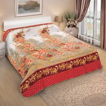 Покрывало "Красный гобелен", размер 180х215 см