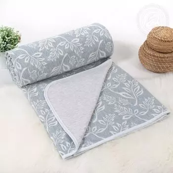 Покрывало "Кружева" Голубой р. 180х200