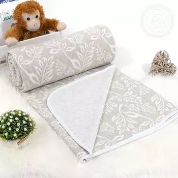 Покрывало "Кружева" Серый р. 100х150