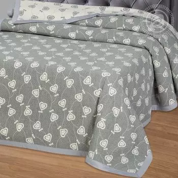 Покрывало "Лейла" Серый р. 180х235