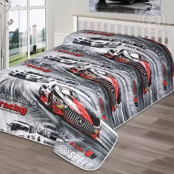 Покрывало "Мажор" Серый р. 150х215