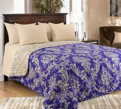 Покрывало "Мельпомена" Синий р. 220х210