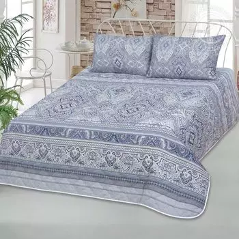 Покрывало "Мигель" Синий р. 180х215