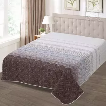 Покрывало "Мирослава" Серый р. 150х215