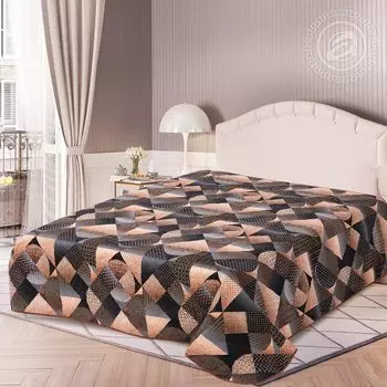 Покрывало "Неаполь" Коричневый р. 260х215