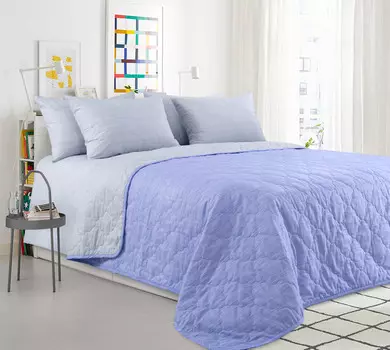 Покрывало "Нежная фиалка" Голубой р. 260х210