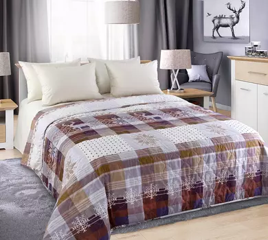 Покрывало "Норвегия" Коричневый р. 260х210