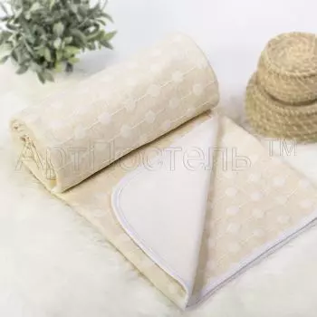 Покрывало "Ожерелье" Бежевый р. 200х220