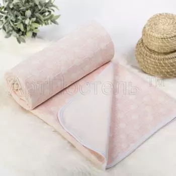 Покрывало "Ожерелье" Розовый р. 200х220