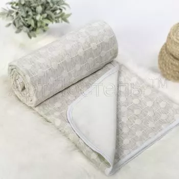 Покрывало "Ожерелье" Серый р. 150х200