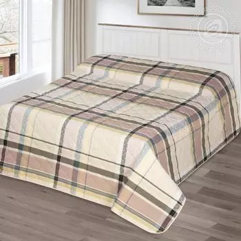 Покрывало "Прима" Бежевый р. 200x215