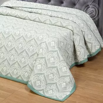 Покрывало "Сады востока" Зеленый р. 180х235