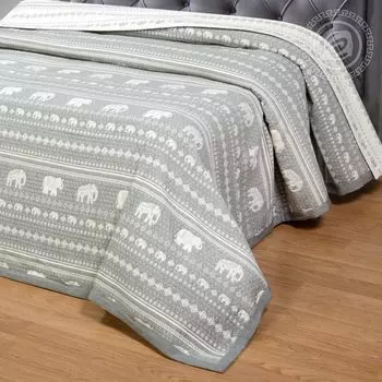 Покрывало "Сафари" Серый р. 180х235