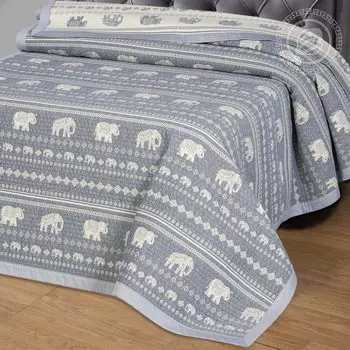 Покрывало "Сафари" Серый р. 180х235