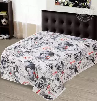 Покрывало "Самурай" Белый р. 150х215