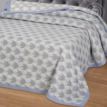 Покрывало "Сара" Серо-синий р. 180х235