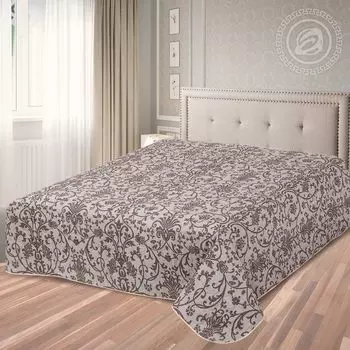 Покрывало "Шик" Коричневый р. 200x215