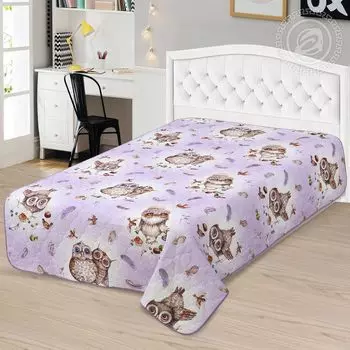 Покрывало "Сладкий Я" Сиреневый р. 150х215