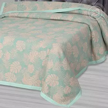 Покрывало "Тропики Зеленый" р. 220х235